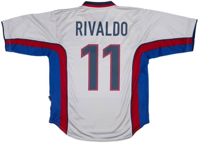 1998-01 Barcelona Away Shirt Rivaldo #11 - 6/10 - (L)