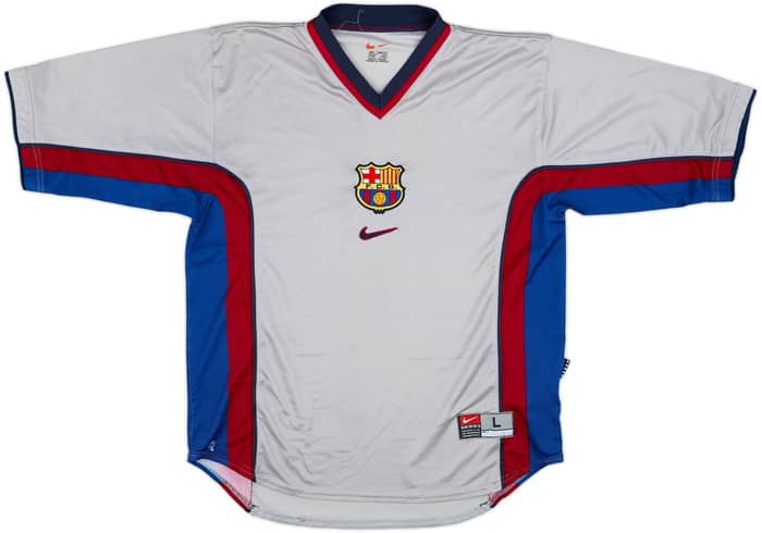1998-01 Barcelona Away Shirt Rivaldo #11 - 6/10 - (L)
