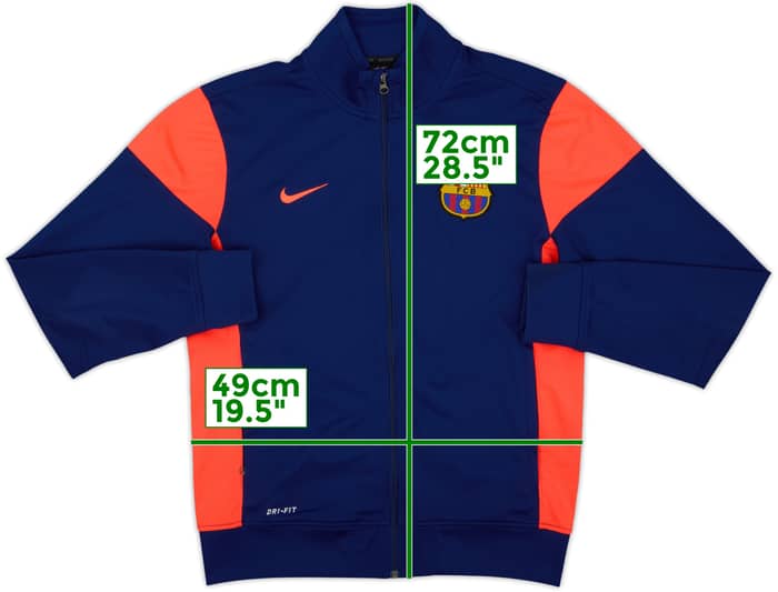 2015-16 Barcelona Nike Track Jacket - 8/10 - (M)