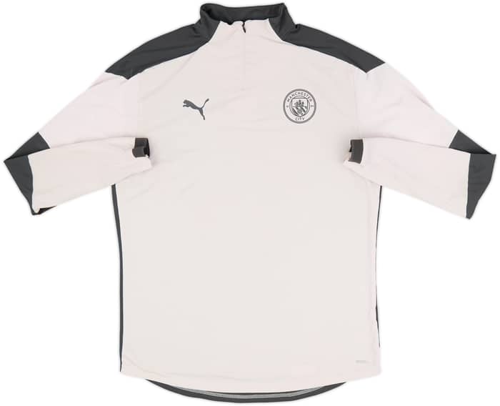 2020-21 Manchester City Puma 1/4 Zip Drill Top - 7/10 - (XL)