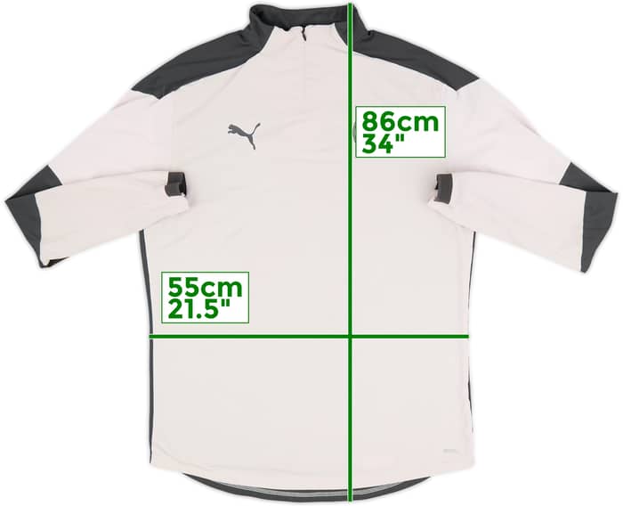 2020-21 Manchester City Puma 1/4 Zip Drill Top - 7/10 - (XL)