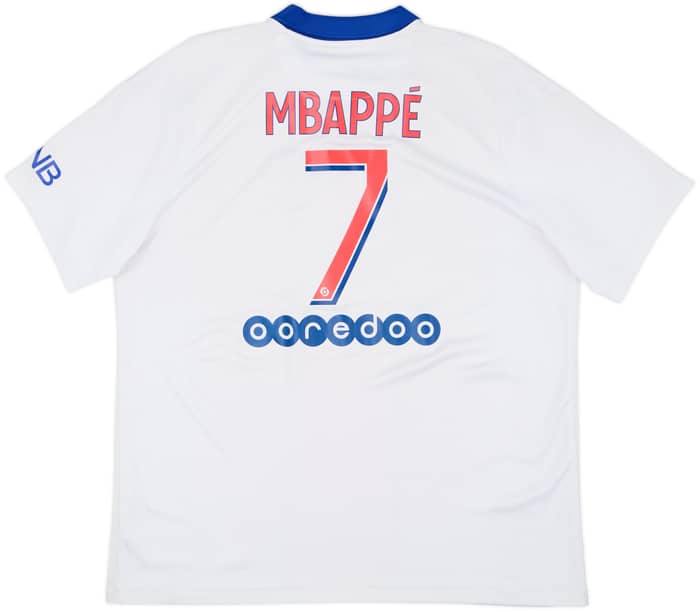 2020-21 Paris Saint-Germain Away Shirt Mbappe #7 - 7/10 - (XL)