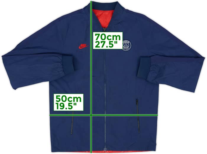 2016-17 Paris Saint-Germain Nike Reversible Track Jacket - 8/10 - (S)