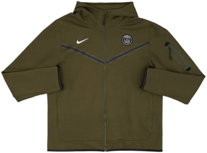 2019-20 Paris Saint-Germain Nike Hooded Track Jacket - 7/10 - (L)