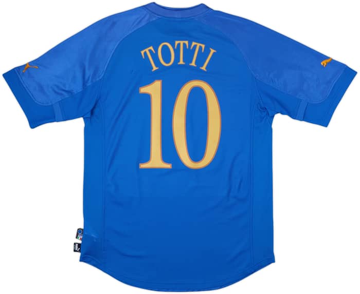 2004-06 Italy Home Shirt Totti #10 - 7/10 - (L)