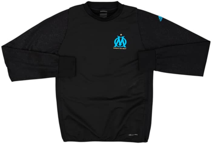 2016-17 Olympique Marseille adidas Sweat Top - 8/10 - (S)