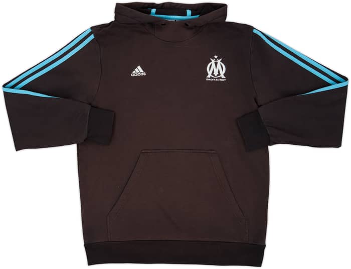 2015-16 Olympique Marseille adidas Hooded Sweat Top - 5/10 - (M)