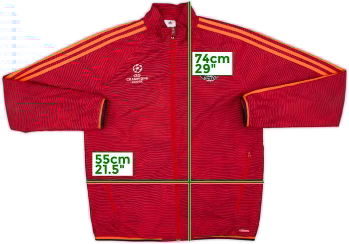 2015-16 Manchester United CL adidas Track Jacket - 8/10 - (M)