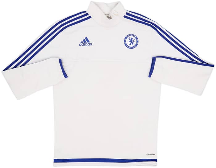 2015-16 Chelsea adidas Top de entrenamiento con cremallera 1/4 - 5/10 - (S)