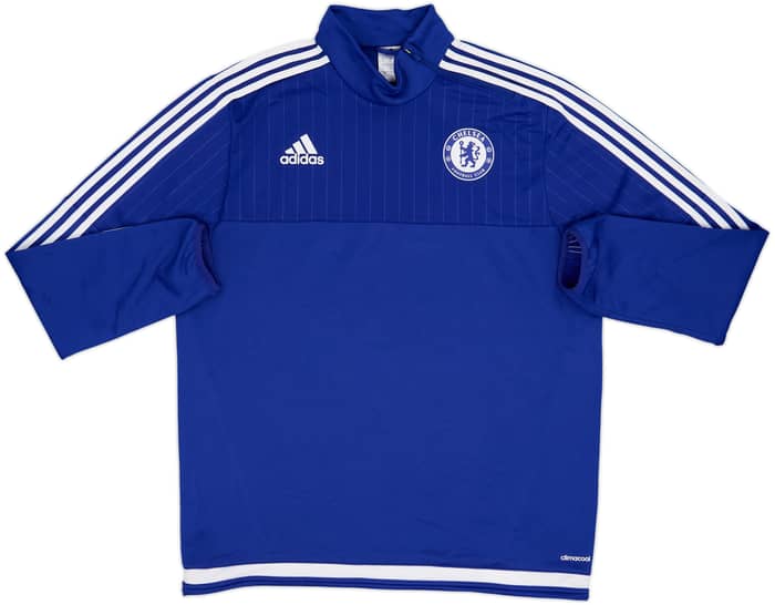 2015-16 Chelsea adidas 1/4 Zip Drill Top - 10/10 - (L)