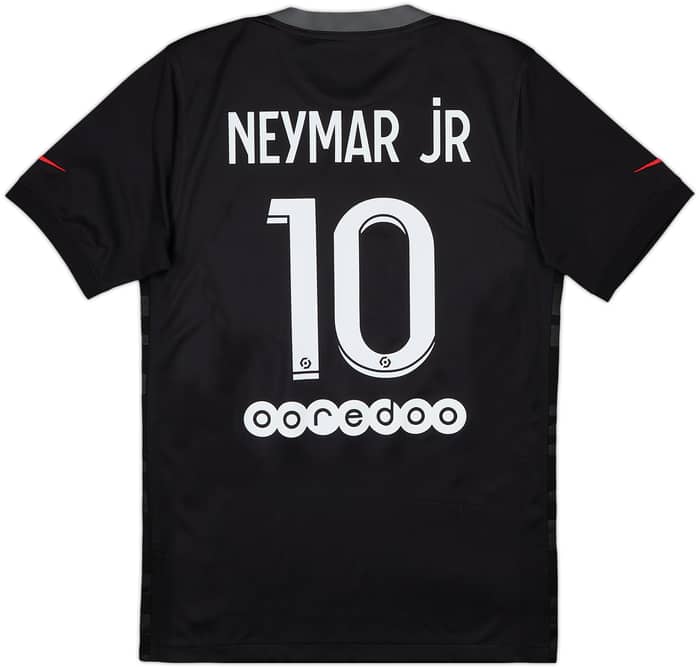 2021-22 Paris Saint-Germain Third Shirt Neymar Jr #10 - 8/10 - (S)