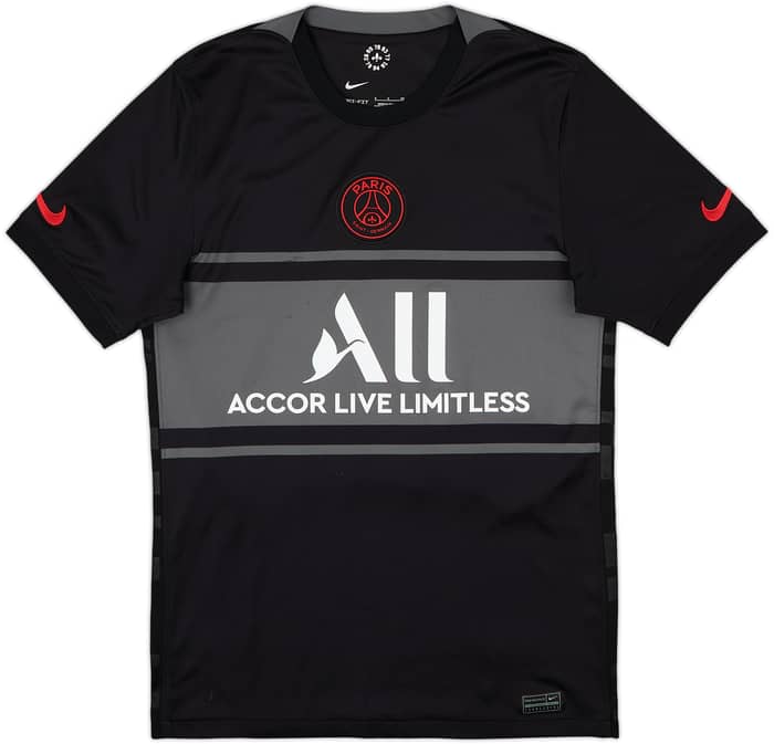 2021-22 Paris Saint-Germain Third Shirt Neymar Jr #10 - 8/10 - (S)