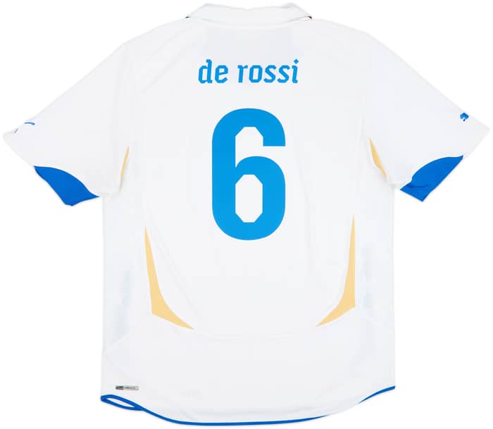 2010-12 Italy Away Shirt De Rossi #6 - 7/10 - (XL)