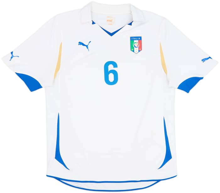 2010-12 Italy Away Shirt De Rossi #6 - 7/10 - (XL)