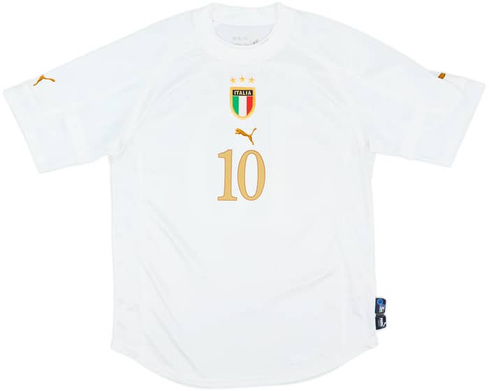 2004-06 Italy Away Shirt Totti #10 - 8/10 - (L)