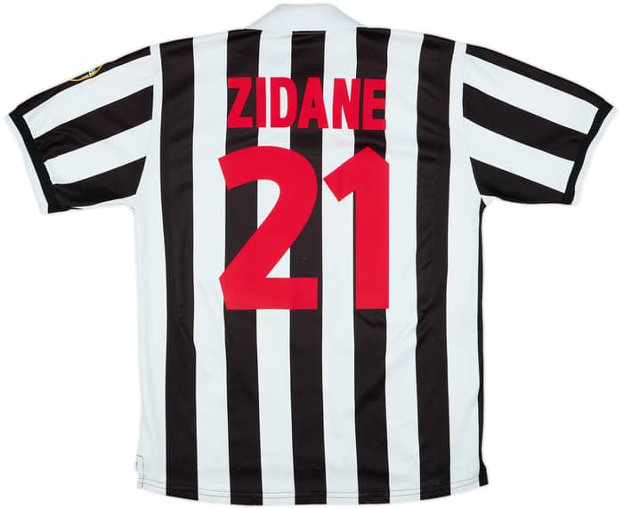 1998-99 Juventus Home Shirt Zidane #21 - 7/10 - (M)