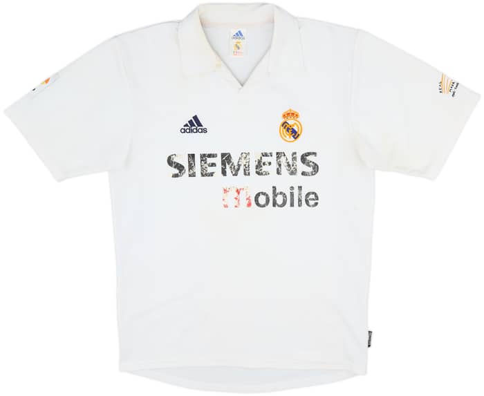 2002-03 Real Madrid Centenary Home Shirt - 4/10 - (S)