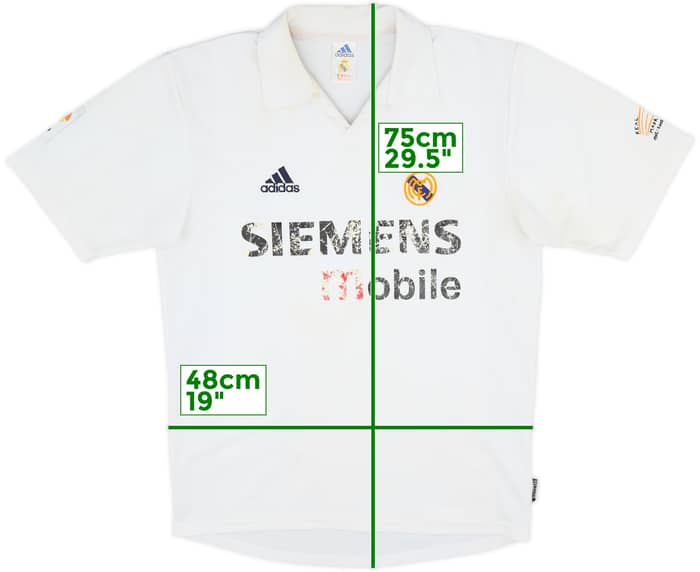 2002-03 Real Madrid Centenary Home Shirt - 4/10 - (S)