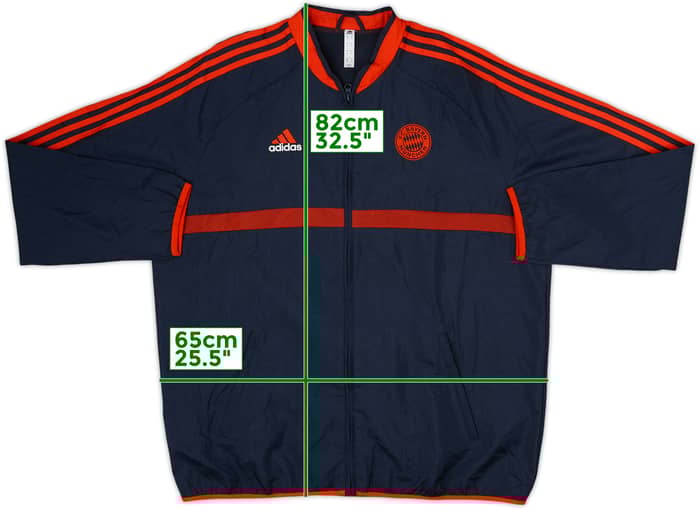 2021-22 Bayern Munich adidas Track Jacket - 8/10 - (XL)