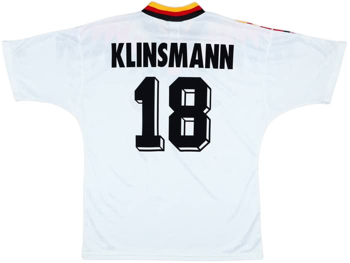 1994-96 Germany Home Shirt Klinsmann #18 - 8/10 - (L)