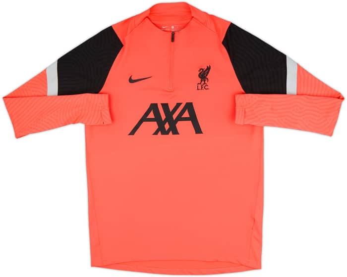 2020-21 Liverpool Nike 1/4 Zip Training Top - 8/10 - (M)