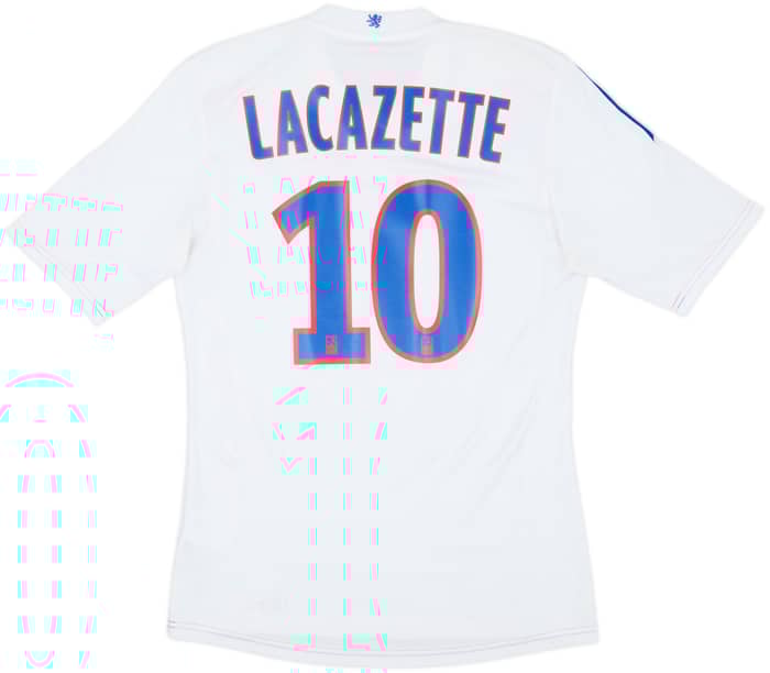 2013-14 Lyon Home Shirt Lacazette #10 - 8/10 - (S)