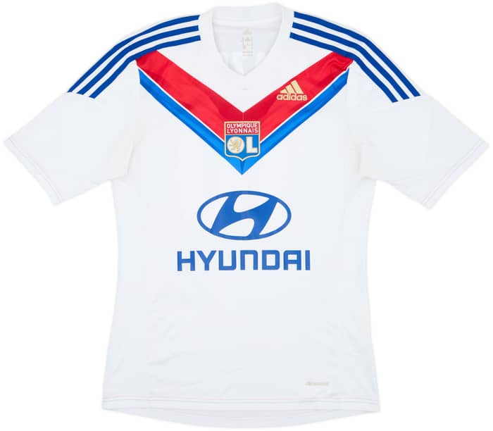 2013-14 Lyon Home Shirt Lacazette #10 - 8/10 - (S)