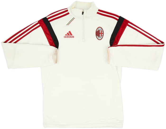2014-15 AC Milan adidas 1/4 Zip Training Top - 7/10 - (S)
