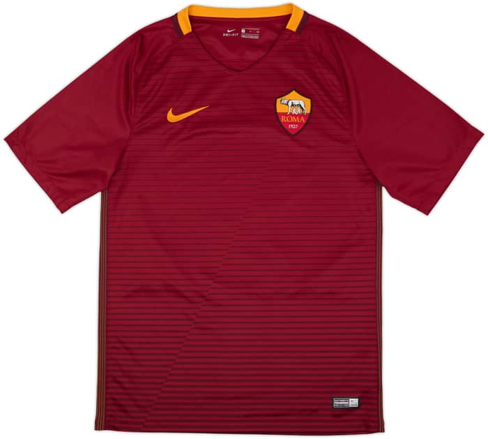 2016-17 Roma Home Shirt Dzeko #9 - 10/10 - (S)