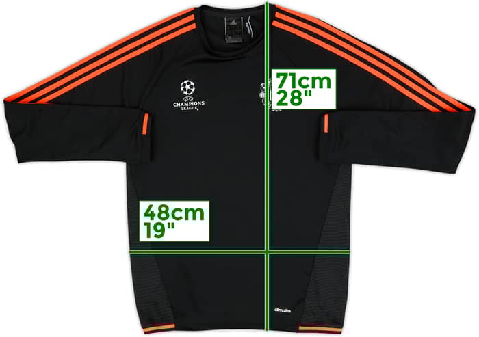 2015-16 Manchester United adidas CL Sweat Top - 10/10 - (S)