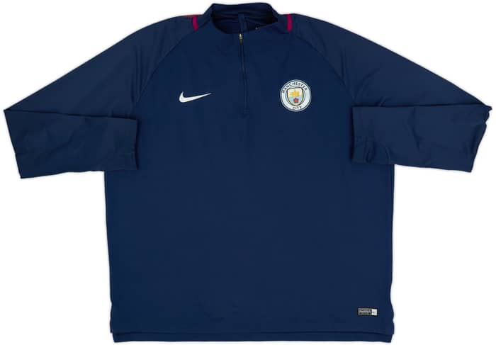 2017-18 Manchester City Nike 1/4 Zip Training Top - 4/10 - (XXL)