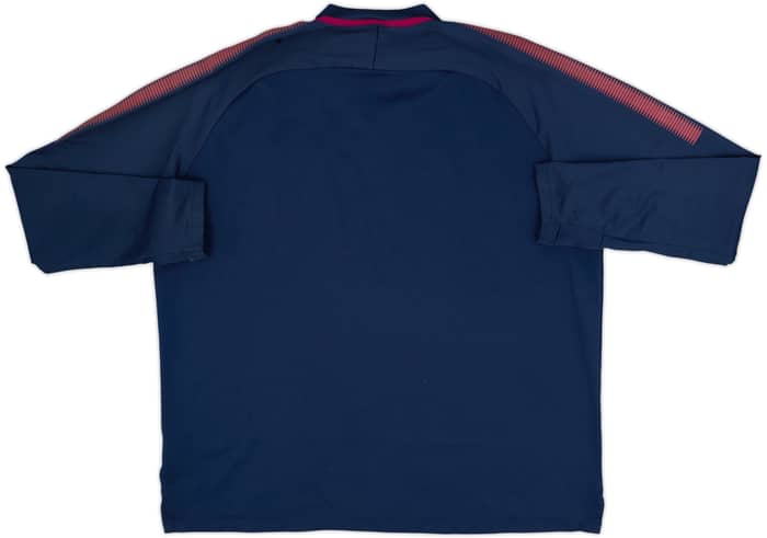 2017-18 Manchester City Nike 1/4 Zip Training Top - 4/10 - (XXL)