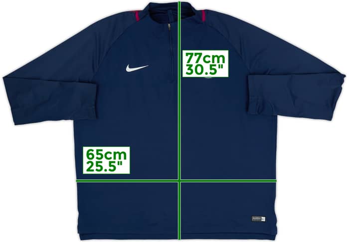2017-18 Manchester City Nike 1/4 Zip Training Top - 4/10 - (XXL)