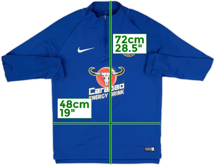 2017-18 Chelsea Nike 1/4 Zip Training Top - 8/10 - (M)