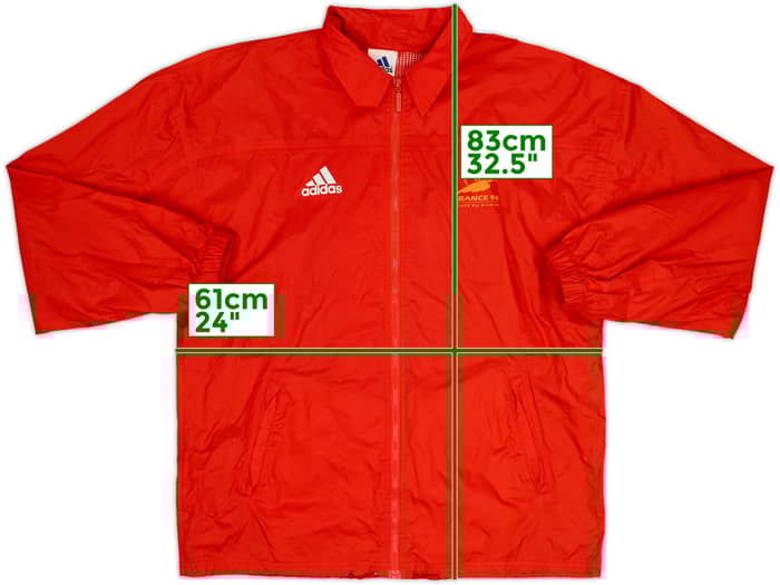 1998 France adidas Coupe du Monde Rain Jacket - 8/10 - (M)