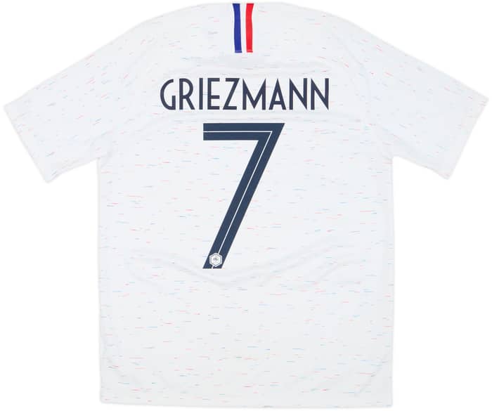 2018 France Away Shirt Griezmann #7 - 8/10 - (M)