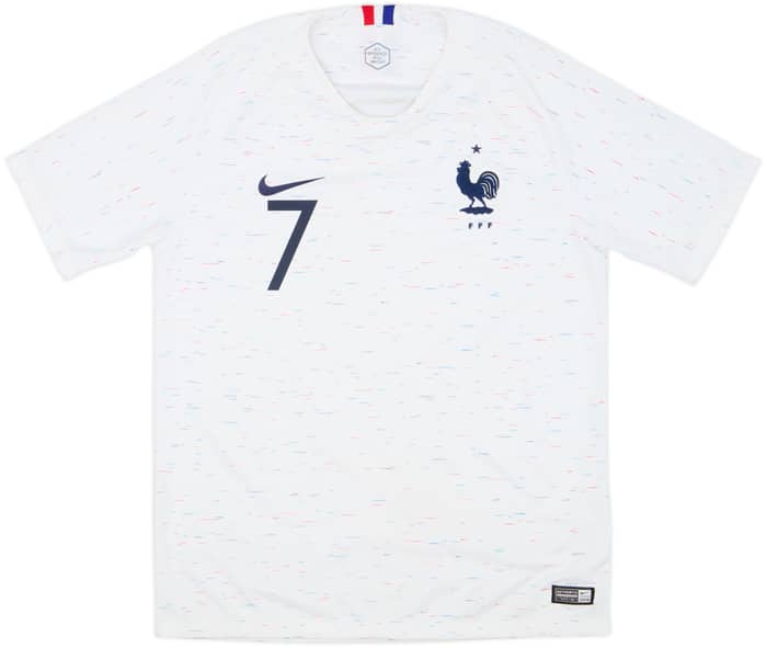2018 France Away Shirt Griezmann #7 - 8/10 - (M)