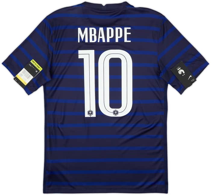 2020-21 France Home Shirt Mbappe #10 (S)