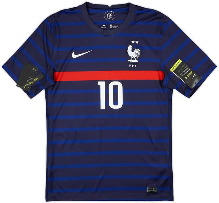 2020-21 France Home Shirt Mbappe #10 (S)