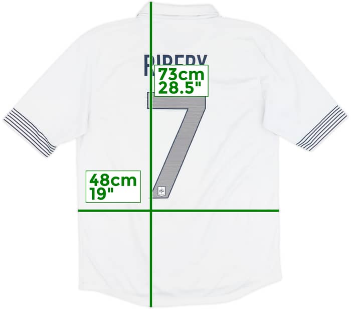 2012-13 France Away Shirt Ribery #7 - 6/10 - (M)