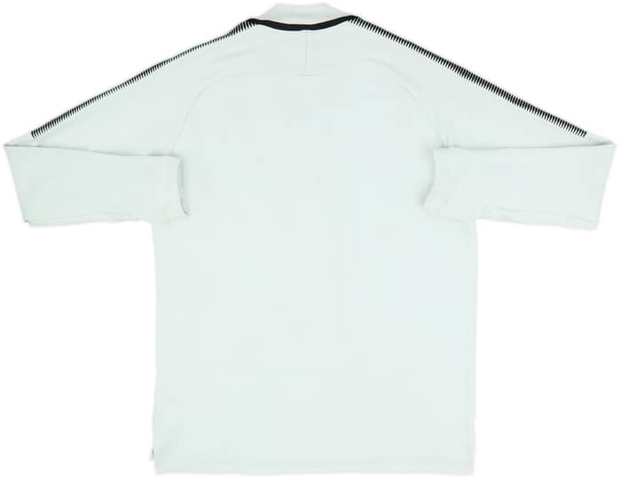 2017-18 Paris Saint-Germain Nike 1/4 de cremallera Top de entrenamiento - 8/10 - (L)