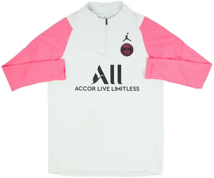 Top de entrenamiento Jordan de cremallera de 1/4 del Paris Saint-Germain 2021-22 - 8/10 - (L)