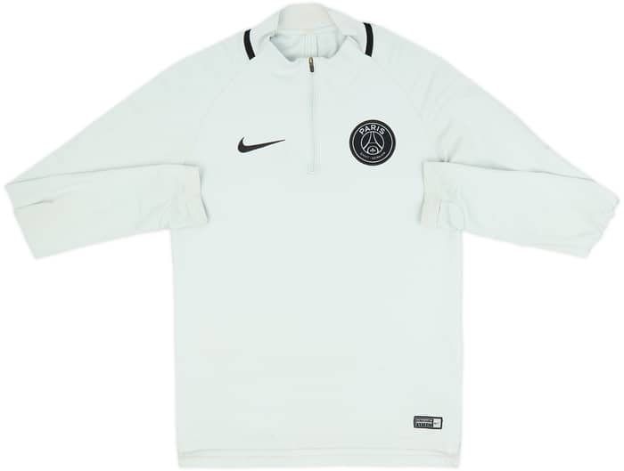 Top de entrenamiento con 1/4 de cremallera Nike del Paris Saint-Germain 2017-18 - 8/10 - (S)
