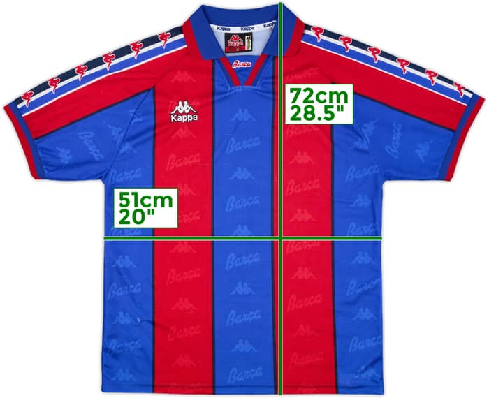 1995-97 Barcelona Home Shirt - 7/10 - (M)