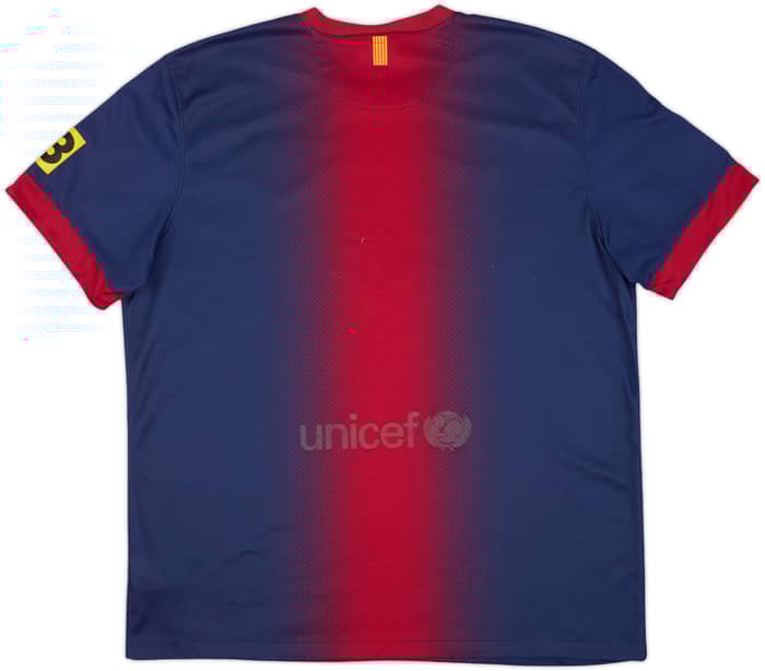 2012-13 Barcelona Home Shirt - 4/10 - (XL)