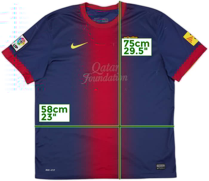 2012-13 Barcelona Home Shirt - 4/10 - (XL)