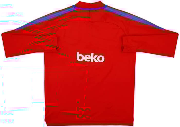 2017-18 Barcelona Nike 1/4 Zip Training Top - 7/10 - (M)