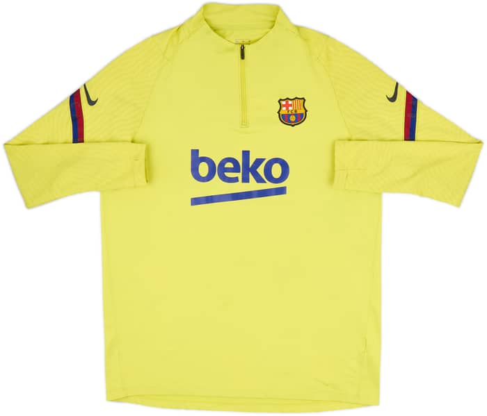 2020-21 Barcelona Nike Top de entrenamiento con cremallera de 1/4 - 4/10 - (XL)