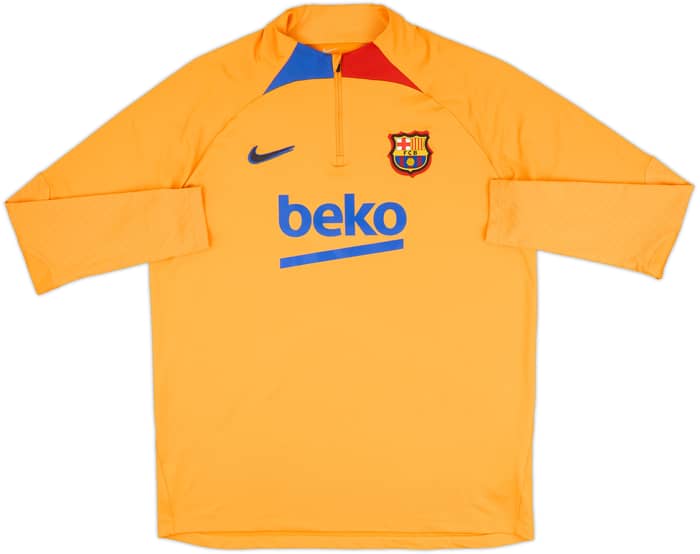 2022-23 Barcelona Nike 1/4 Zip Training Top - 8/10 - (XL)