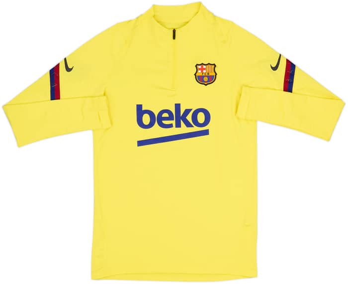 2020-21 Barcelona Nike 1/4 Zip Drill Top - 9/10 - (S)